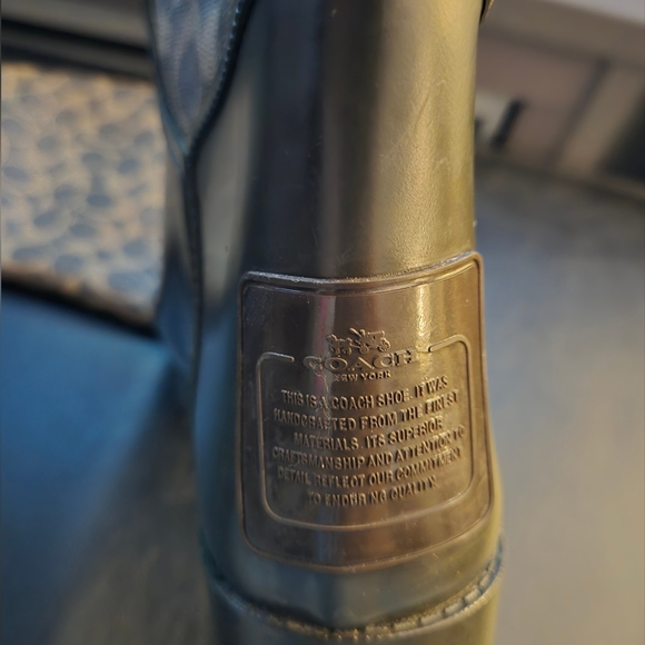 Coach Tristee Signature Lace Up Rain Boots - Picture 3 of 6